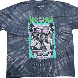 Philcos Boyz N The Hood Men’s Blue|Black Tie Dyed Graphic Shirt